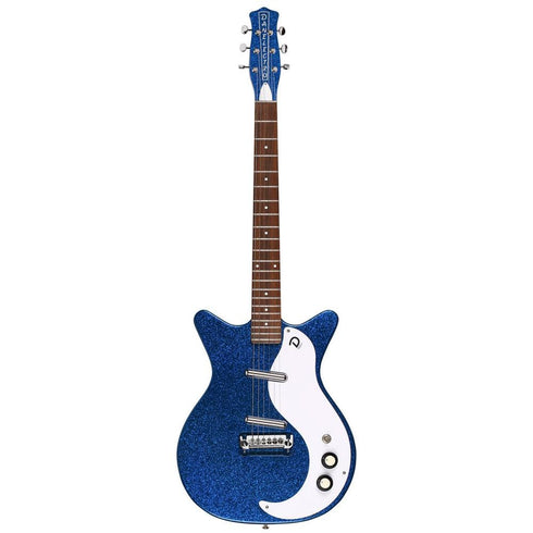 Danelectro 59M NOS+ Blue Metalflake Electric Guitar